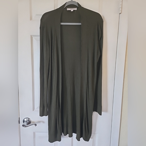 Loft Women's Large Greed Cardigan Sweater - Picture 1 of 3